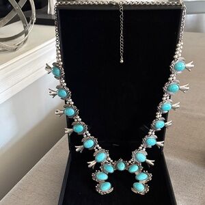 Western Navajo turquoise style necklace
